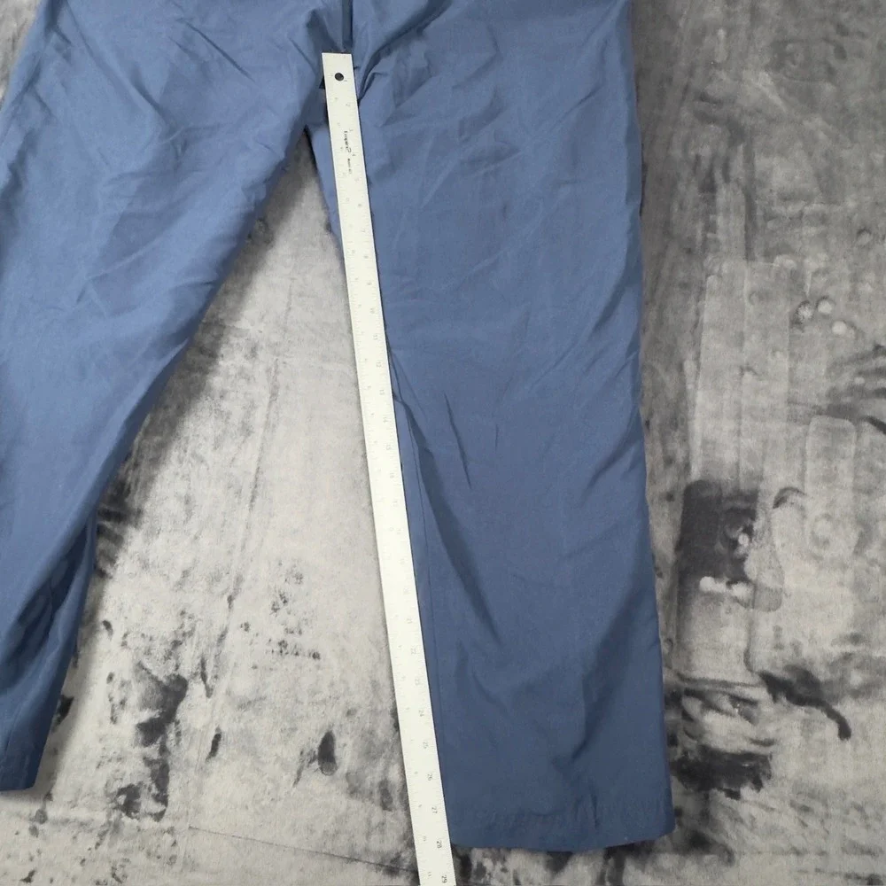 Champion Track Pants Mens Large Blue Elastic Waist Lightweight Lined 2540